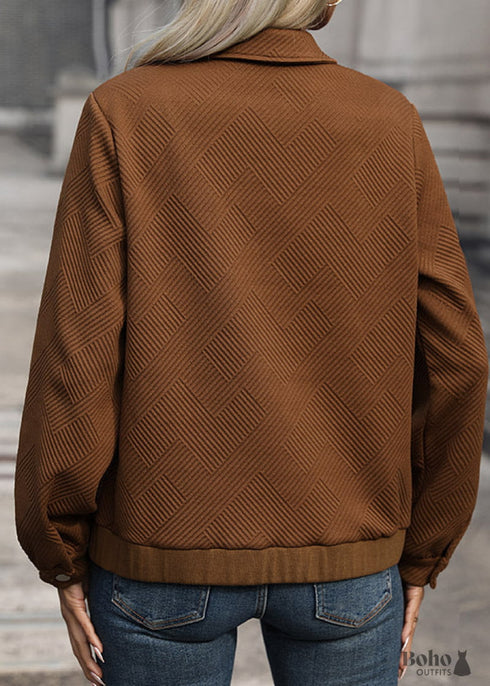 2024 Autumn New Brown Boho Jacket