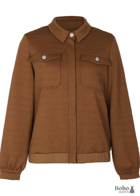 2024 Autumn New Brown Boho Jacket