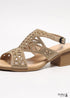 2024 Bohemian Chunky Heel Hollow Sandals