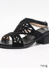 2024 Bohemian Chunky Heel Hollow Sandals