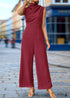 2024 New Sleeveless Swing Collar Jumpsuit