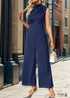 2024 New Sleeveless Swing Collar Jumpsuit