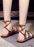 2024 New strappy Bohemian Flat Sandals