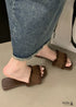 2024 New Style Boho Soft Flat Beach Slippers