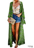 2024 New Summer Green Boho Dress