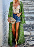 2024 New Summer Green Boho Dress