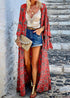 2024 New Summer Red Boho Dress