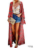 2024 New Summer Red Boho Dress