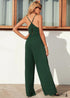 2024 Simple Style Solid Color High Waist Slim Boho Jumpsuit