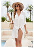 Beach Vacation Sun Protection Cover Up Knitted Boho Cardigan