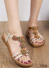 Beaded Vintage Beach Sandals