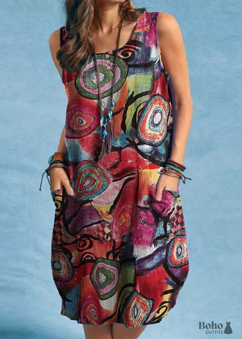 Bohemian Elegant Casual Oversized Dress