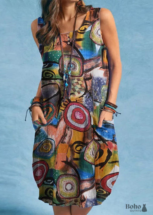 Bohemian Elegant Casual Oversized Dress