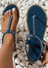 Bohemian flat thong sandals