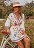 Bohemian Print Slimming Dress