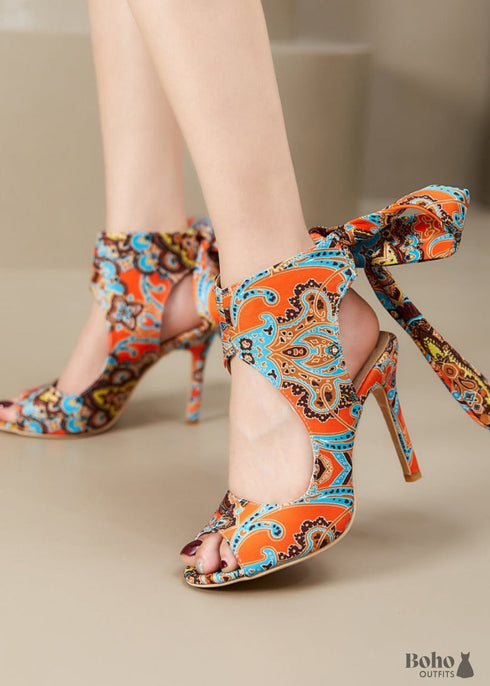 Bohemian Stiletto Sandals
