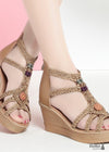 Bohemian Wedge-heeled Women’s Shoes