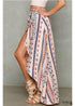 Boho Asymmetrical Pinkish Skirt