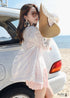 Boho Beach OuterwearLace Tassel Chiffon Shirt