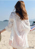 Boho Beach OuterwearLace Tassel Chiffon Shirt