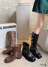 Boho Genuine Leather Cowboy Boots