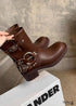 Boho Genuine Leather Cowboy Boots