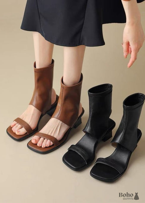 Boho High-end Thick-heeled Women's Boots