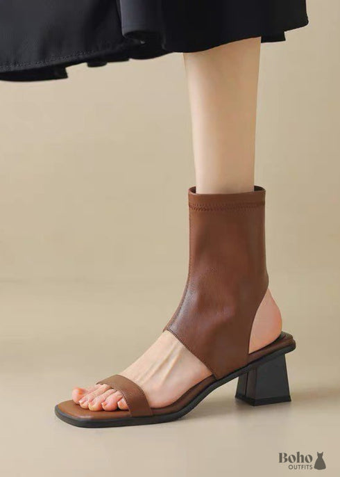 Boho High-end Thick-heeled Women's Boots