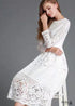 Boho Lace Midi Dress