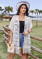 Boho Patchwork Sun Protection Lace Cardigan
