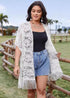 Boho Patchwork Sun Protection Lace Cardigan
