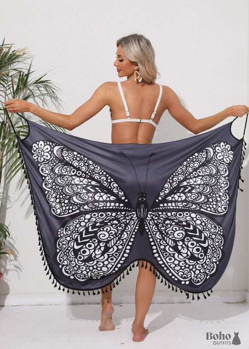 Boho Print Slip Dress