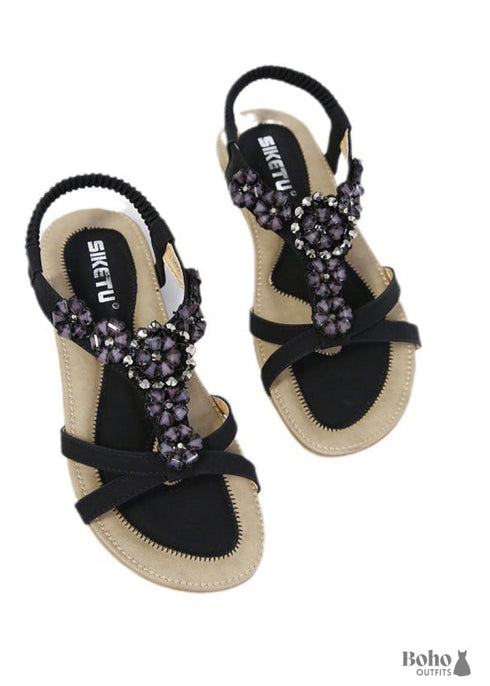 Boho Slip-On Open-Toed Beach Sandals