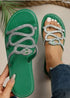 Boho Snake Rhinestone Summer Sandal