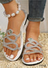 Boho Snake Rhinestone Summer Sandal
