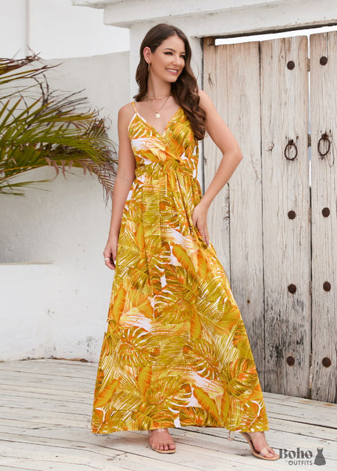 Boho Strap Maxi Dress Reese