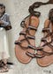 Boho Strappy Flat Sandals
