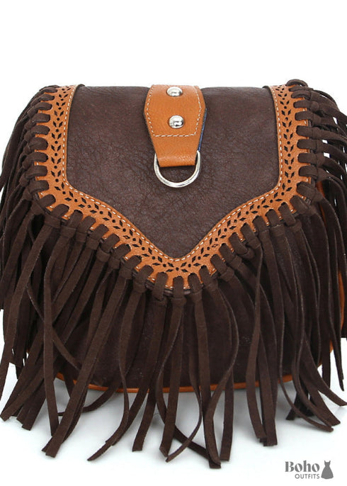 Boho Tassel Crossbody Bag