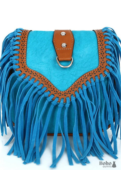 Boho Tassel Crossbody Bag