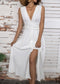 Boho V-neck Sleeveless Dress
