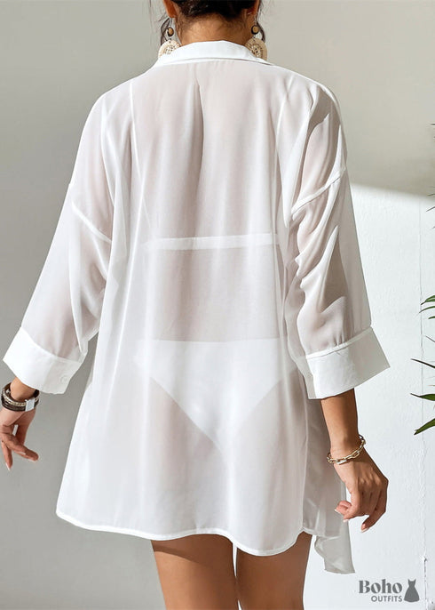 Chiffon Boho Cardigan