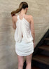 Halter Neck Dress with Mesh Pan