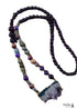 Hand-woven Boho Natural Amethyst Necklace