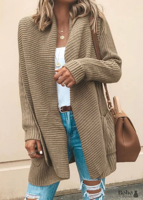 Long Boho Cardigan Vest