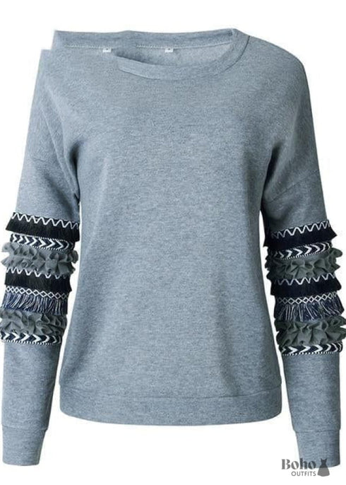 Long Boho Embroidery Vest