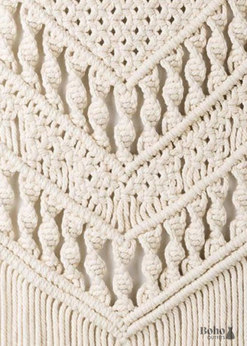 Macrame Woven Wall Hanging Boho Chic Tapestry