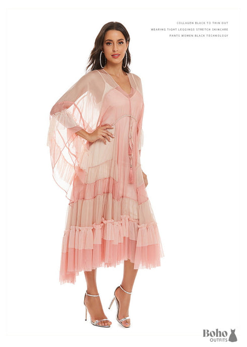 New Bohemian Seaside Resort Dress