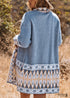 New Style Printed Long Sleeve Boho Cardigan