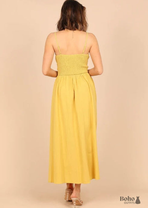 NOT BOHO STYLE - Boho New Women’s Pure Color Suspenders Sexy Dress Lily