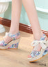 Wedge Heel Platform Boho Shoes